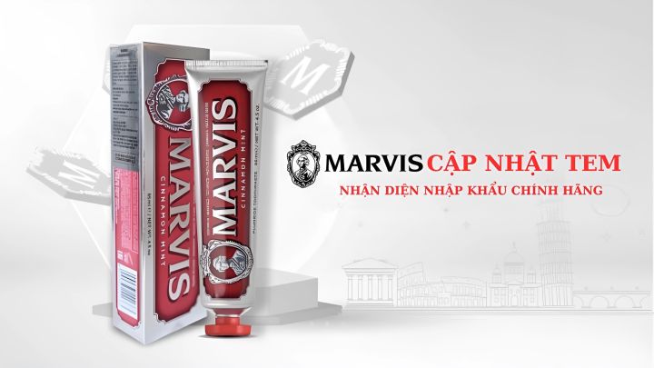 MARVIS VIỆT NAM CẬP NHẬT TEM NHẬN DIỆN NHẬP KHẨU CHÍNH HÃNG