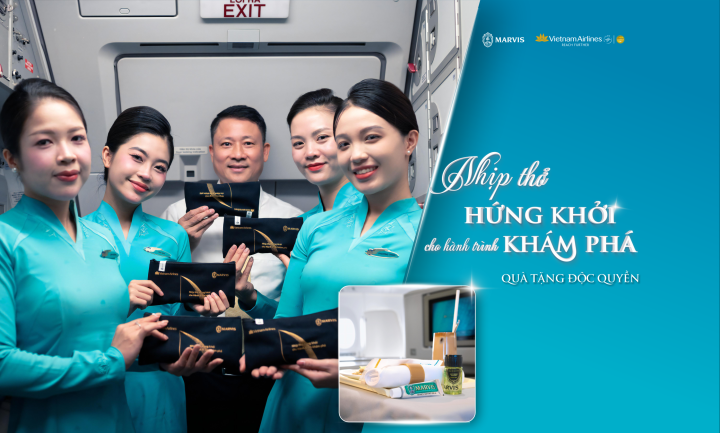 Vietnam Airlines và Marvis hợp tác nâng cấp trải nghiệm 5 sao trên từng dặm bay